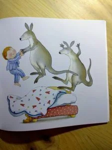  Cuento en inglés infantil one bear at bedtime kangoroos